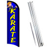 KARATE Premium Windless  Feather Flag Bundle (Complete Kit) OR Optional Replacement Flag Only