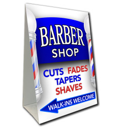 Barber Shop Arrow Economy A-Frame Sign