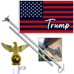 Trump USA Flag Premium 3x5 foot Flag OR Optional Flag with Mounting Kit