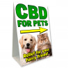 CBD For Pets Economy A-Frame Sign