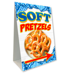 Soft Pretzels Economy A-Frame Sign