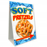 Soft Pretzels Economy A-Frame Sign