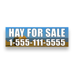 HAY FOR SALE Vinyl Banner...