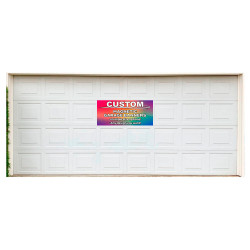 Custom Magnetic Garage Banner For Steel Garage Doors (Size Options)