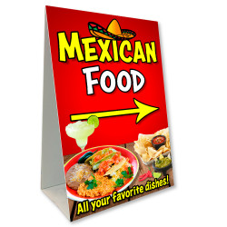 Mexican Food Economy A-Frame Sign