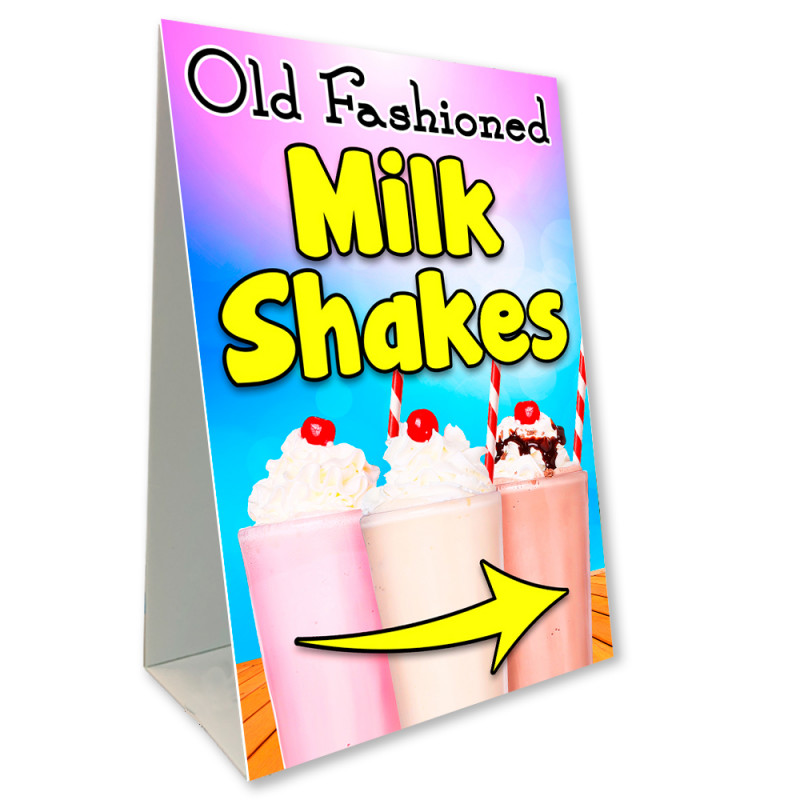 Milk Shakes Economy A-Frame Sign