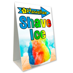 Hawaiian Shave Ice Economy A-Frame Sign