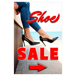 Shoe Sale Economy A-Frame Sign