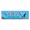 Yoga Vinyl Banner with Optional Sizes (Made in the USA)