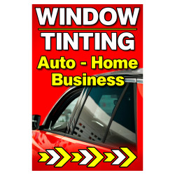 Window Tinting Economy A-Frame Sign