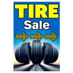 Tire Sale Economy A-Frame Sign