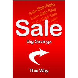 Sale Economy A-Frame Sign