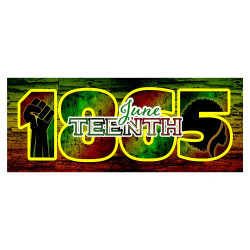 Juneteenth Vinyl Banner...