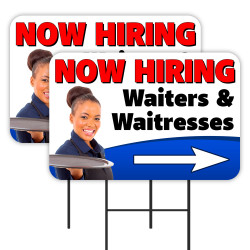 Now Hiring Waiters &...