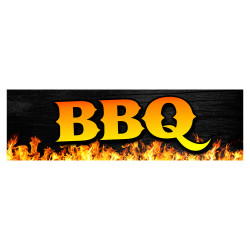 BBQ Vinyl Banner with...