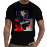 Galveston Texas Flag (Rustic) Unisex Tee (Made In Texas)