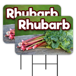 Rhubarb 2 Pack Double-Sided...