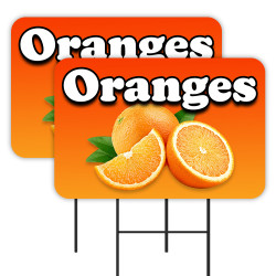 Oranges 2 Pack Double-Sided...