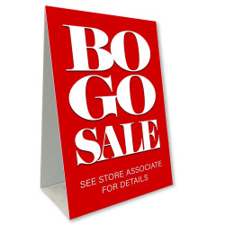 BOGO RED Economy A-Frame Sign