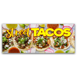 STREET TACOS Vinyl Banner...