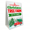 Christmas Tree Farm Economy A-Frame Sign