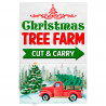 Christmas Tree Farm Economy A-Frame Sign