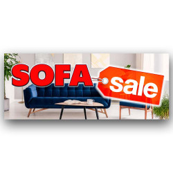 SOFA SALE Vinyl Banner with...