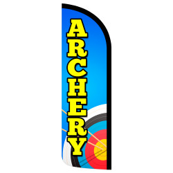 ARCHERY Premium Windless Feather Flag Bundle (Complete Kit) OR Optional Replacement Flag Only