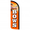 BOWS Premium Windless Feather Flag Bundle (Complete Kit) OR Optional Replacement Flag Only