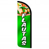 FLAUTAS Premium Windless Feather Flag Bundle (Complete Kit) OR Optional Replacement Flag Only