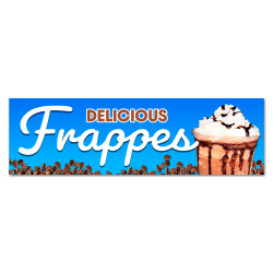 Frappes Vinyl Banner with...