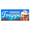 Frappes Vinyl Banner with Optional Sizes (Made in the USA)