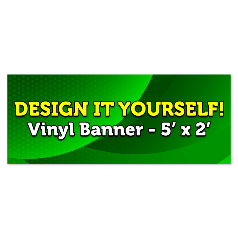 Design It Yourself (DIY) Vinyl Banner Small - 24x60