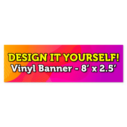 Design It Yourself (DIY) Vinyl Banner Medium - 30x96