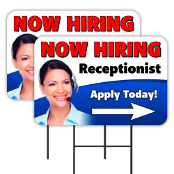 Now Hiring Receptionist 2...