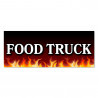 Food Truck Vinyl Banner with Optional Sizes (Made in the USA)