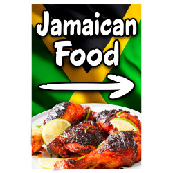 Jamaican Food Economy A-Frame Sign