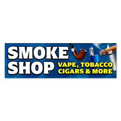 Smoke Shop Vinyl Banner...