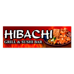 HIBACHI Vinyl Banner with...