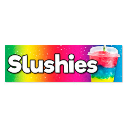 Slushies Vinyl Banner with...