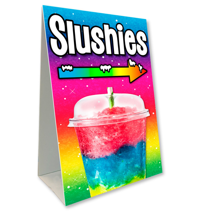 Slushies Economy A-Frame Sign