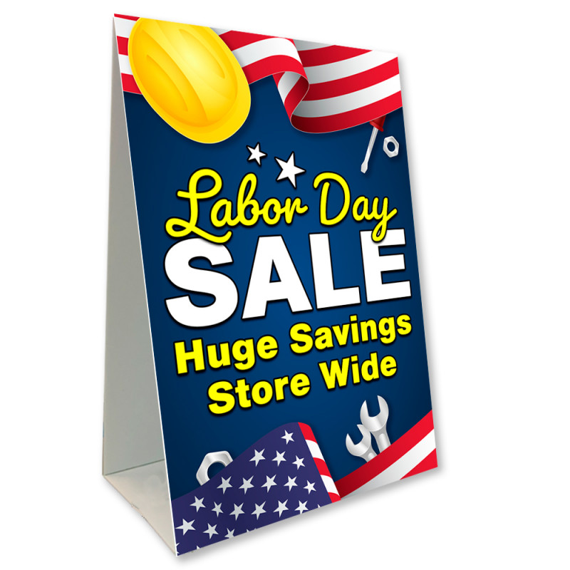 Labor Day Sale Economy A-Frame Sign