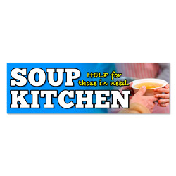 SOUP KITCHEN Vinyl Banner...