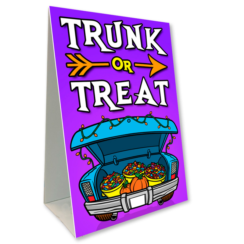 Trunk or Treat Economy A-Frame Sign