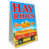 Hay Rides Economy A-Frame Sign