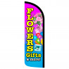 Flowers Gifts & More Premium Windless Feather Flag Bundle (Complete Kit) OR Optional Replacement Flag Only