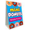 Mini Donuts Economy A-Frame Sign