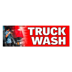 TRUCK WASH Vinyl Banner...