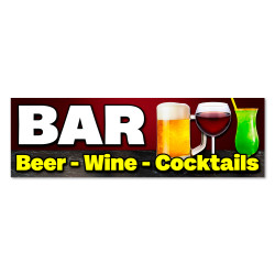 BAR Vinyl Banner with...