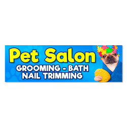 Pet Salon Vinyl Banner with...